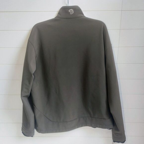Mountain Hardwear Android Softshell Jacket Mens XXL Green Full Zip Fleece Lined - Picture 4 of 14